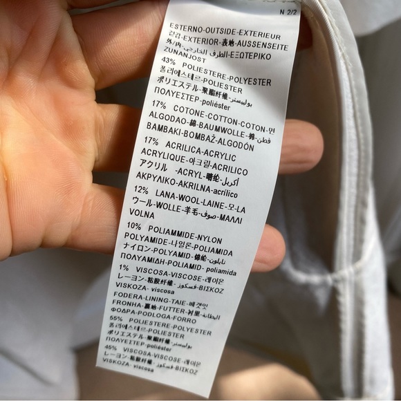 UNITED COLORS OF BENETTON COAT SZ 4US - Picture 7 of 14